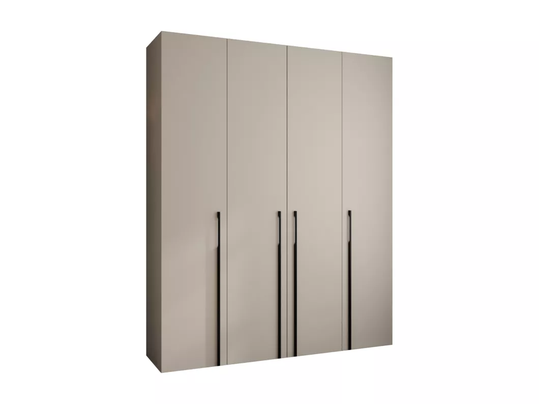 Kauf Unique Drehtürenschrank Como 3 245,5/200/40 4-türig (Kaschmir/Schwarz)
