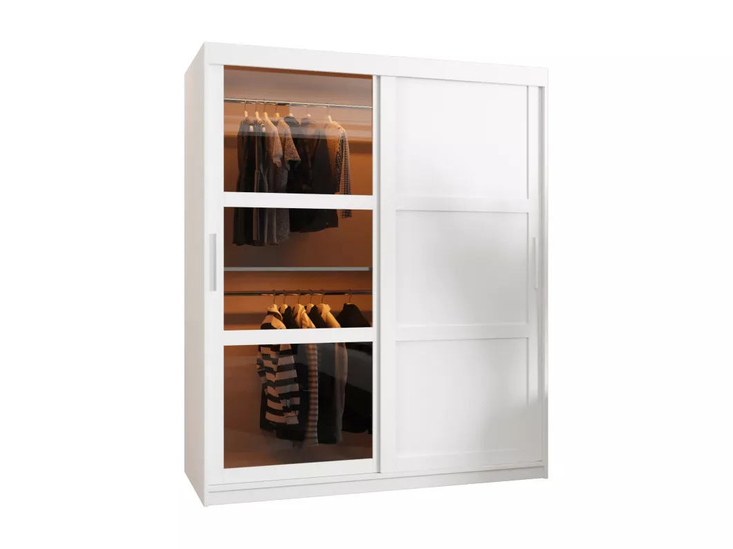 Kauf Unique SCHWEBETÜRENSCHRANK DOME 3 200/150/62 2-türig (Weiß)