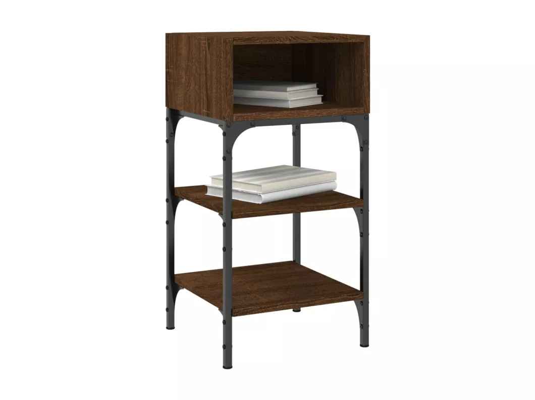 Kauf Unique Nachttisch Braun Eichen-Optik 35x34,5x70 cm Holzwerkstoff Limitierter Zeitrabatt