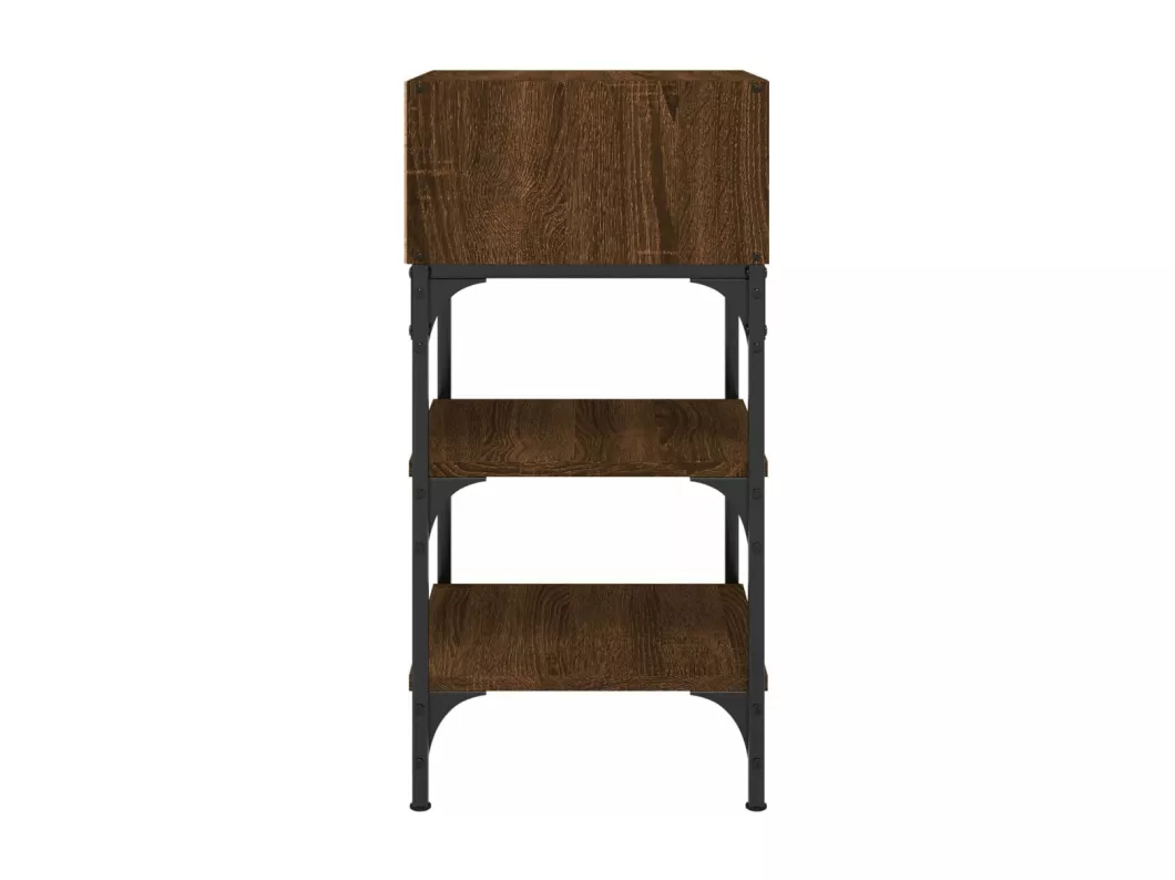 Kauf Unique Nachttisch Braun Eichen-Optik 35x34,5x70 cm Holzwerkstoff Limitierter Zeitrabatt