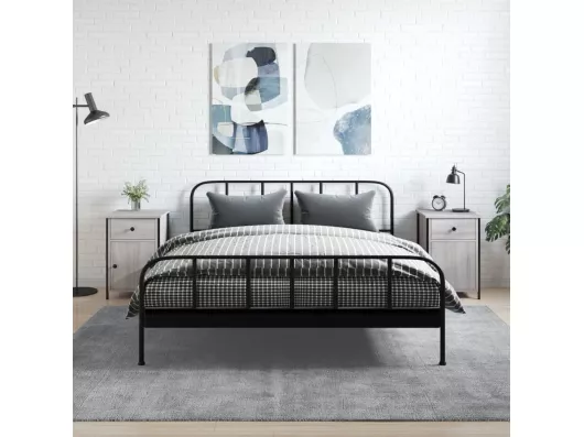 Kauf Unique Nachttische 2 Stk. Grau Sonoma 40x42x60 cm Holzwerkstoff