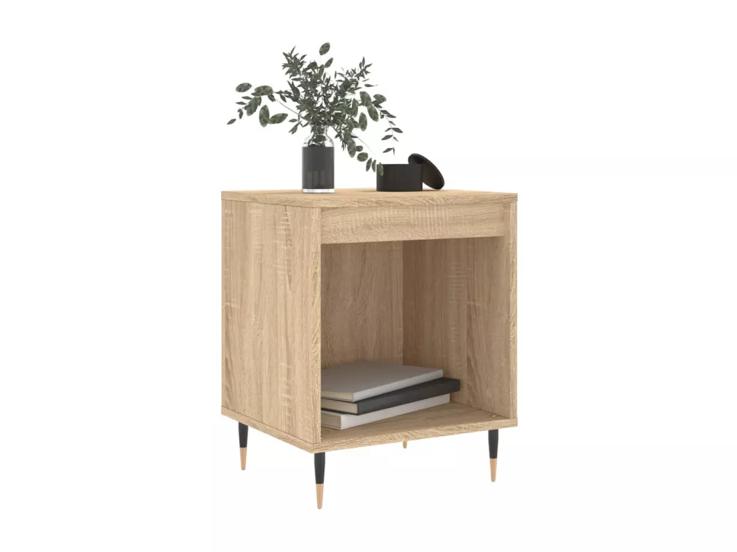 Kauf Unique Nachttisch Sonoma-Eiche 40x35x50 cm Holzwerkstoff Online Shopping