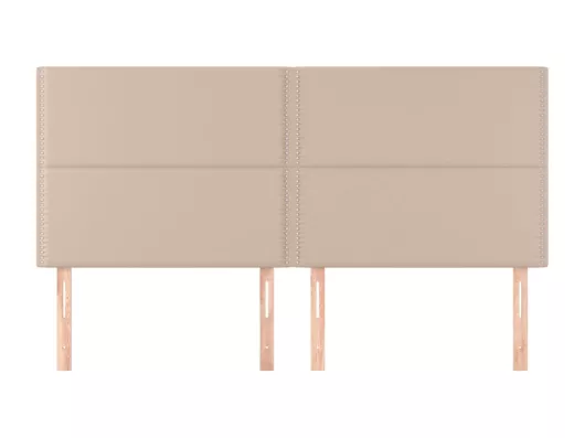 Kauf Unique Kopfteile 4 Stk. Cappuccino-Braun 100x5x78/88 cm Kunstleder Muttertagsangebot