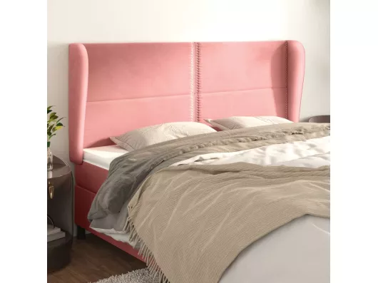 Kauf Unique Kopfteil mit Ohren Rosa 183x23x118/128 cm Samt
