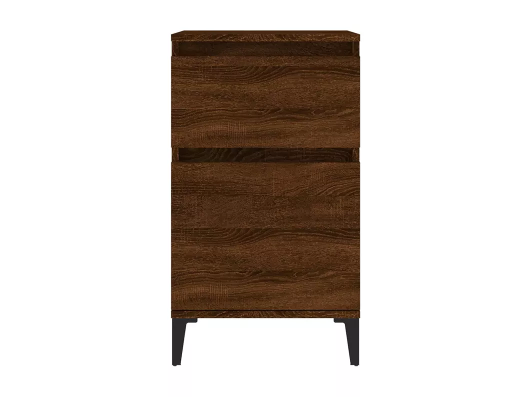 Kauf Unique Nachttische 2 Stk. Braun Eichen-Optik 40x35x70 cm Tägliche Deals