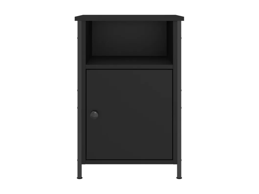 Kauf Unique Nachttisch Schwarz 40x42x60 cm Holzwerkstoff Riesige Ersparnisse