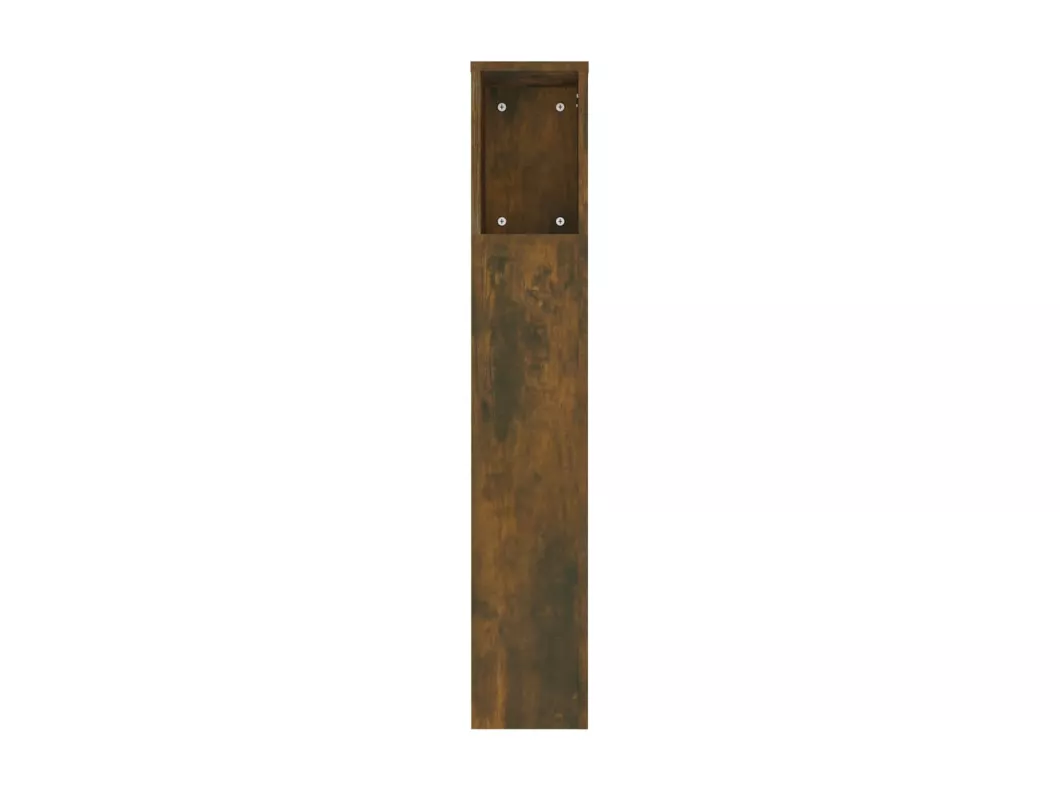Kauf Unique Kopfteil mit Ablagen Räuchereiche 180x18,5x104,5 cm Bis zu 55% Rabatt