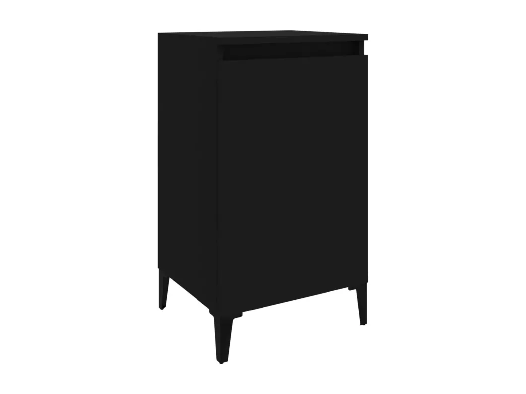 Kauf Unique Nachttische 2 Stk. Schwarz 40x35x70 cm Holzwerkstoff Nur noch ein Tag übrig