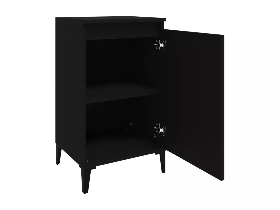 Kauf Unique Nachttische 2 Stk. Schwarz 40x35x70 cm Holzwerkstoff Nur noch ein Tag übrig