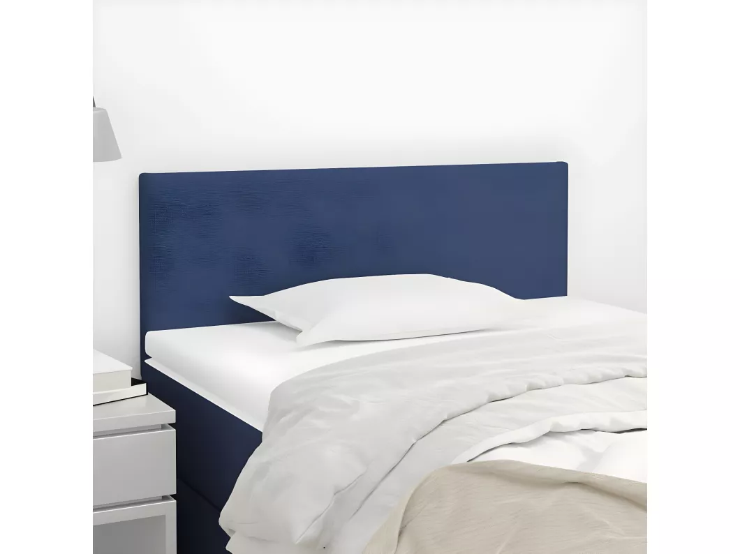 Kauf Unique Kopfteil Blau 100x5x78/88 cm Stoff