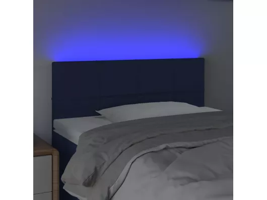 Kauf Unique LED Kopfteil Blau 100x5x78/88 cm Stoff Outlet