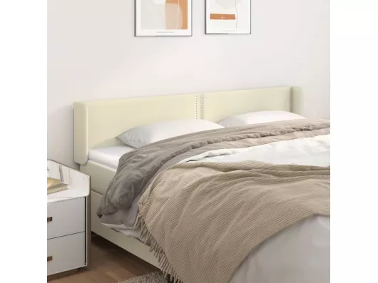 Kauf Unique Kopfteil mit Ohren Creme 163x16x78/88 cm Kunstleder