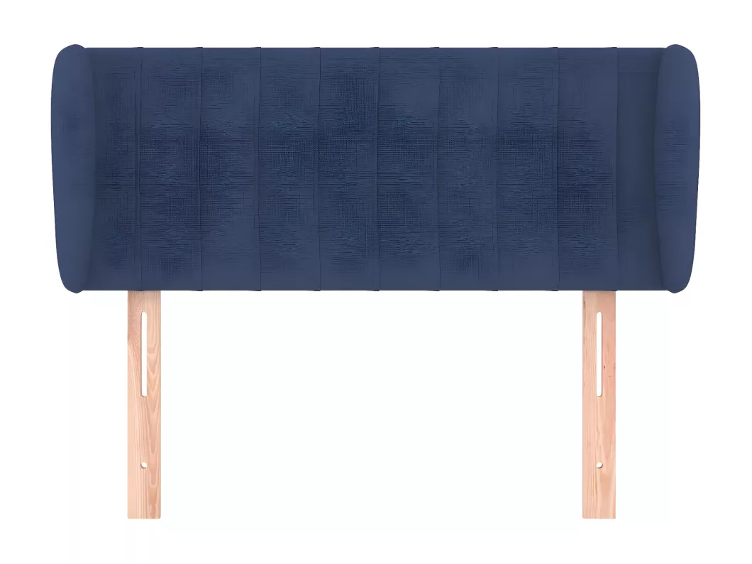 Kauf Unique Kopfteil mit Ohren Blau 103x23x78/88 cm Stoff Angebote