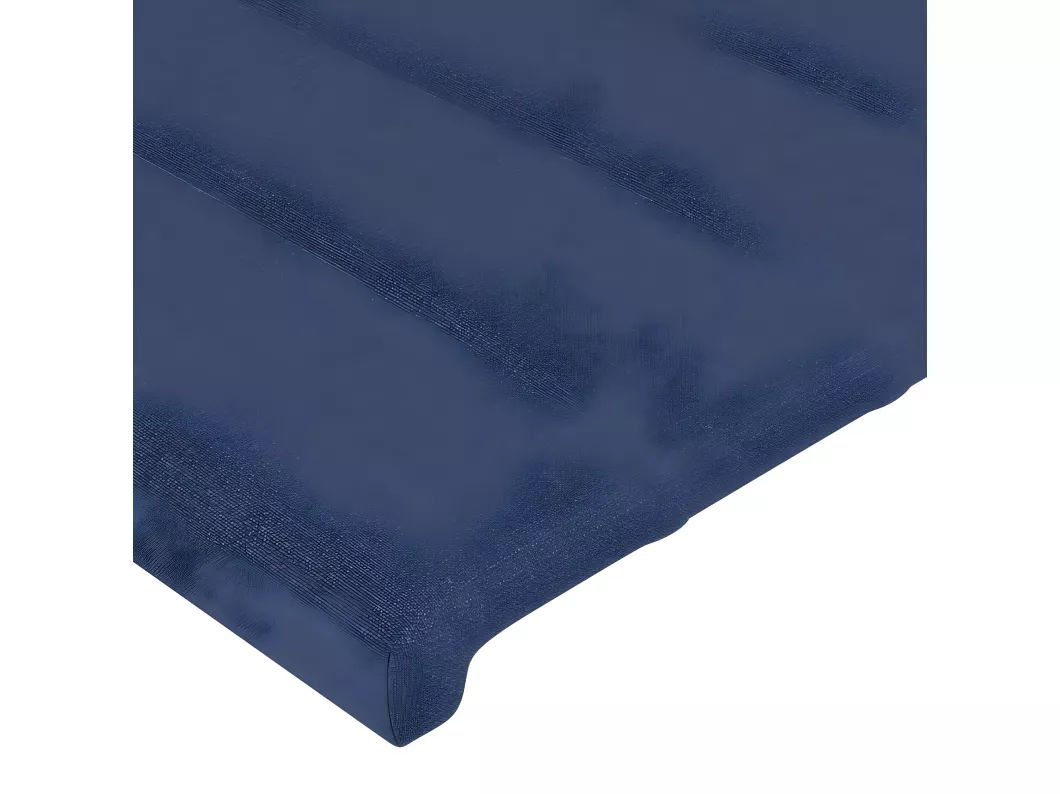 Kauf Unique Kopfteil mit Ohren Blau 103x23x78/88 cm Stoff Angebote
