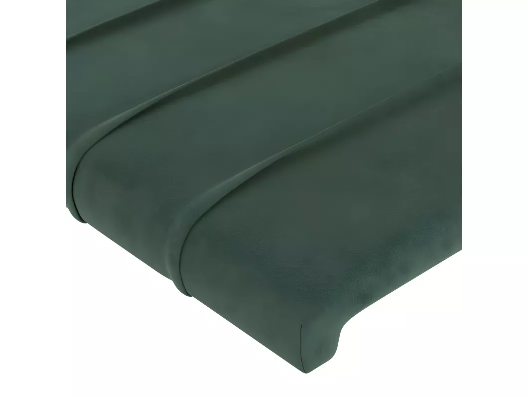 Kauf Unique Kopfteil mit Ohren Dunkelgrün 163x16x78/88 cm Samt Hotsell