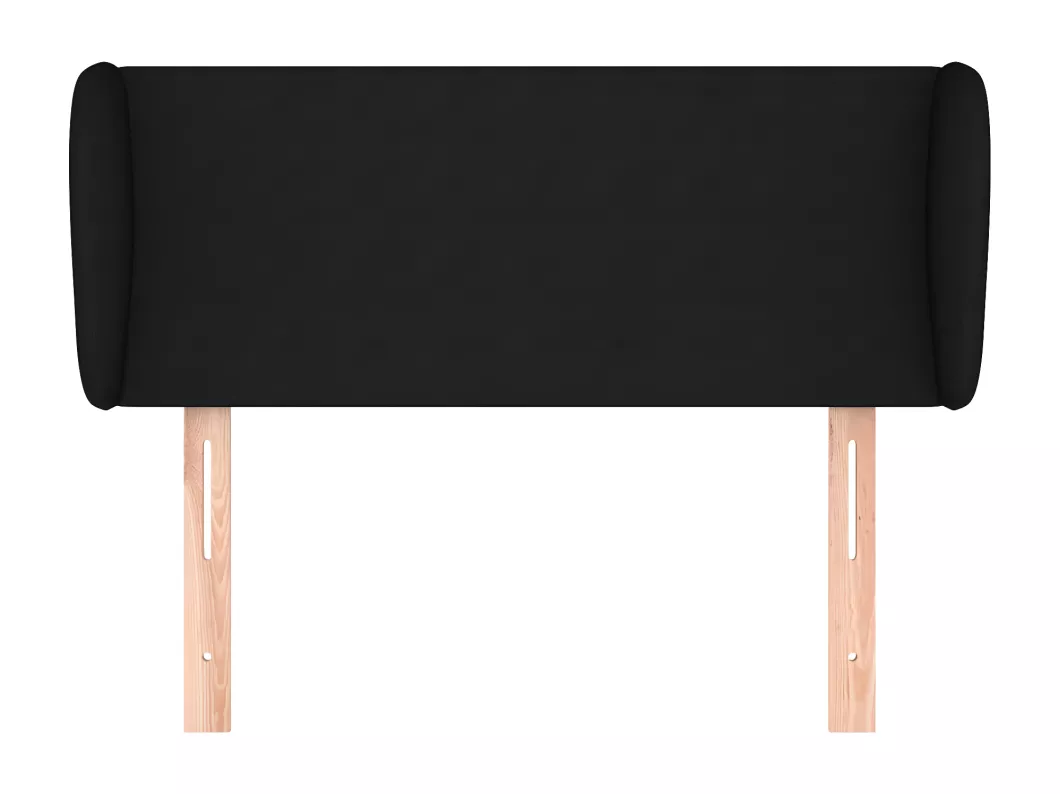 Kauf Unique Kopfteil mit Ohren Schwarz 93x23x78/88 cm Stoff im Angebot