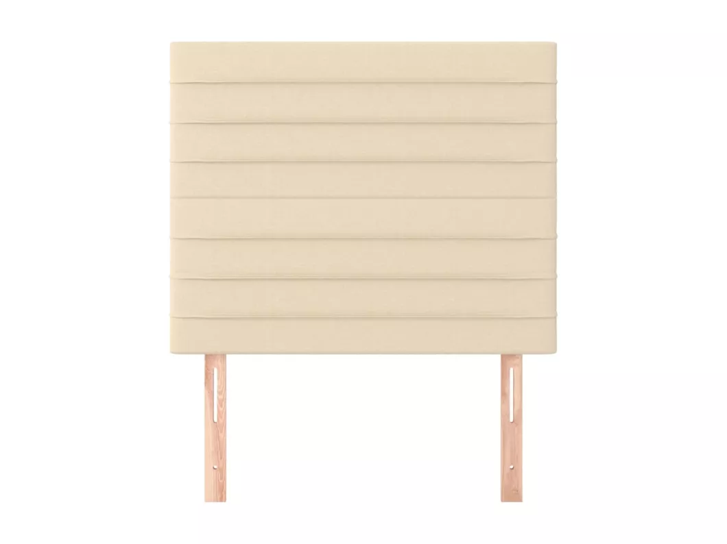 Kauf Unique Kopfteile 2 Stk. Creme 80x5x78/88 cm Stoff Blitzverkäufe