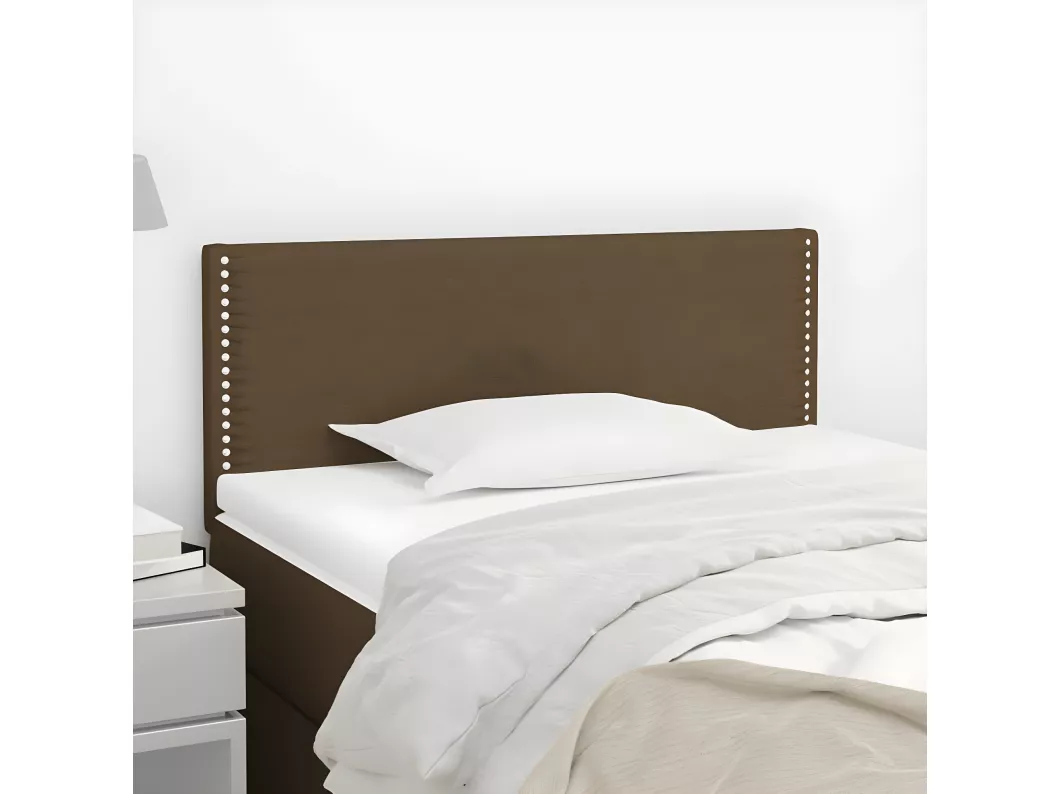 Kauf Unique Kopfteil Dunkelbraun 90x5x78/88 cm Stoff