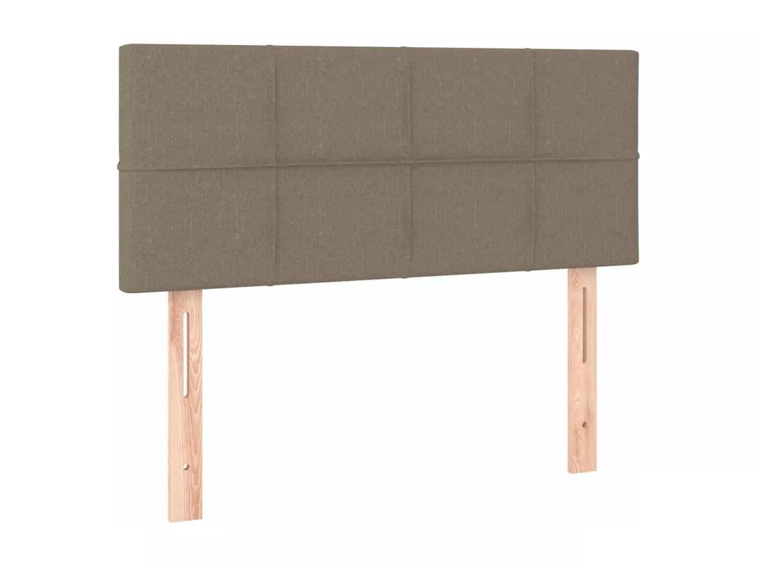 Kauf Unique LED Kopfteil Taupe 80x5x78/88 cm Stoff Fabrikpreis