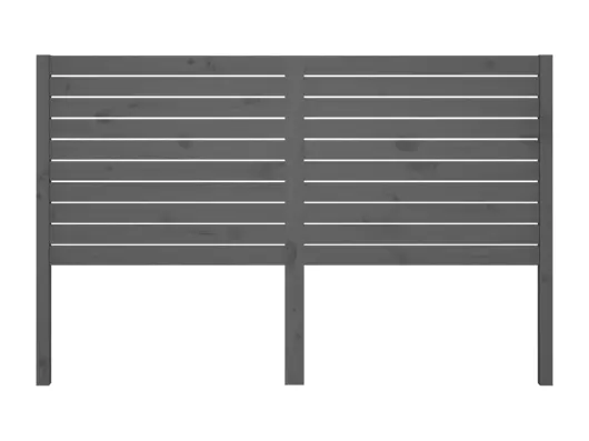 Kauf Unique Kopfteil Grau 126x4x100 cm Massivholz Kiefer Preisnachlass