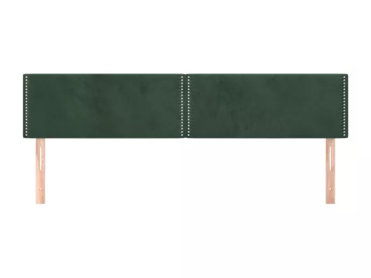 Kauf Unique Kopfteile 2 Stk. Dunkelgrün 100x5x78/88 cm Samt Osterangebot