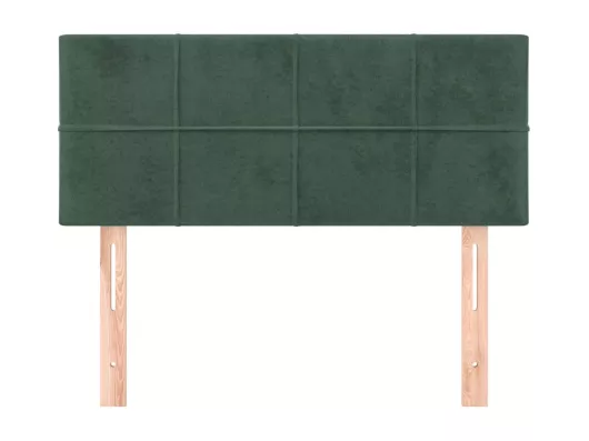Kauf Unique Kopfteil Dunkelgrün 80x5x78/88 cm Samt Vatertagsangebot