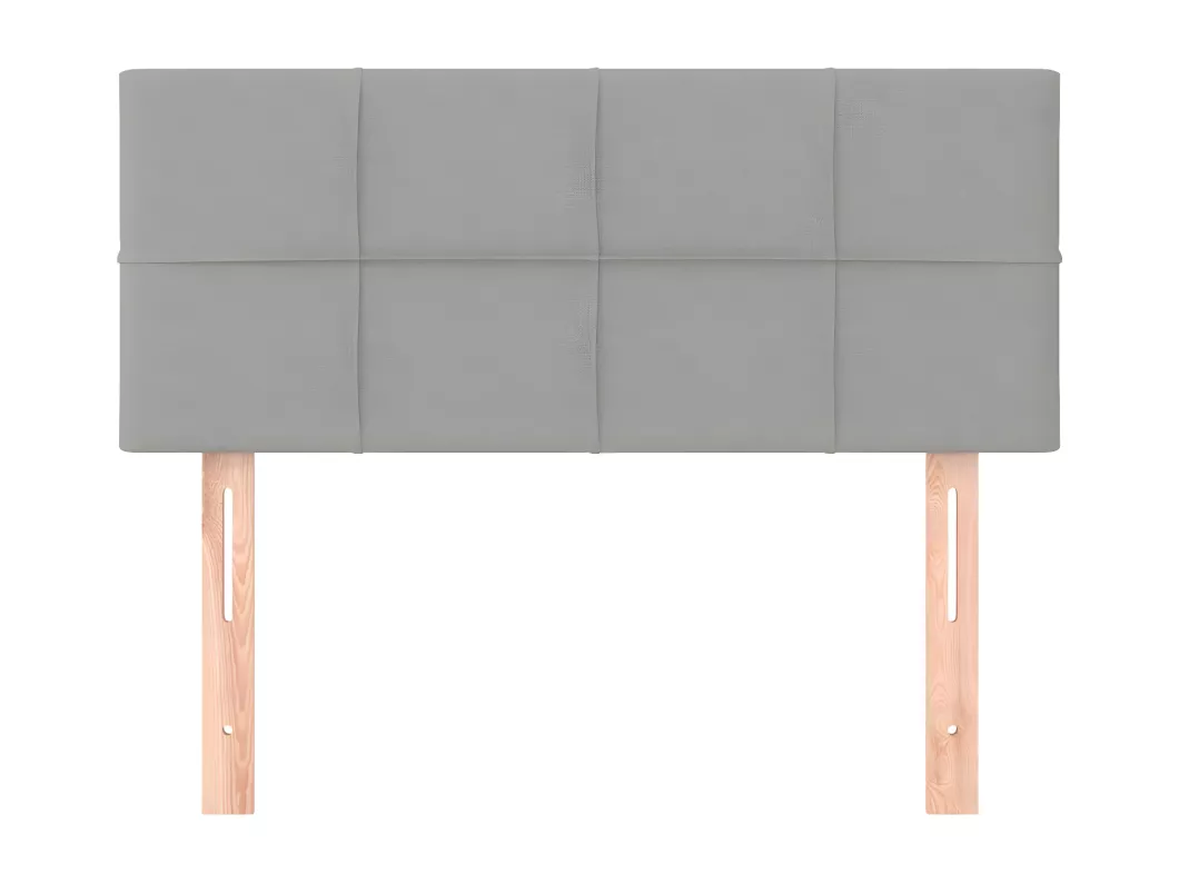 Kauf Unique Kopfteil Hellgrau 90x5x78/88 cm Stoff Online Outlet