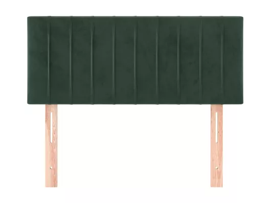 Kauf Unique Kopfteil Dunkelgrün 90x5x78/88 cm Samt Sonderangebote