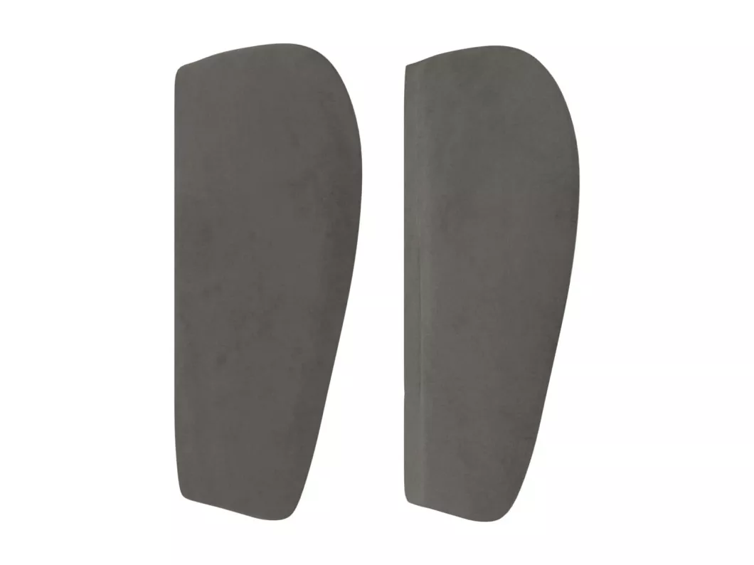 Kauf Unique Kopfteil mit Ohren Dunkelgrau 103x23x78/88 cm Samt Riesige Ersparnisse