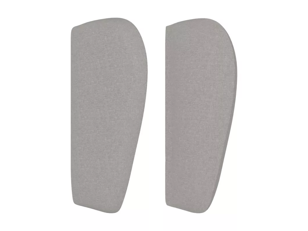Kauf Unique Kopfteil mit Ohren Hellgrau 83x23x78/88 cm Stoff Letzte 3 Tage