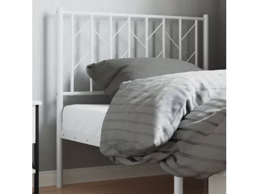 Kauf Unique Kopfteil Metall Weiß 90 cm