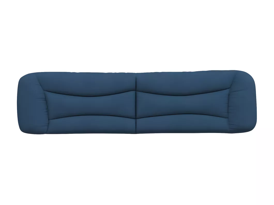 Kauf Unique Kopfteil-Kissen Blau 200 cm Stoff Bis zu 65% Rabatt