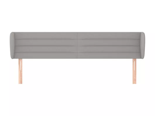 Kauf Unique Kopfteil mit Ohren Hellgrau 163x23x78/88 cm Stoff Riesige Rabatte