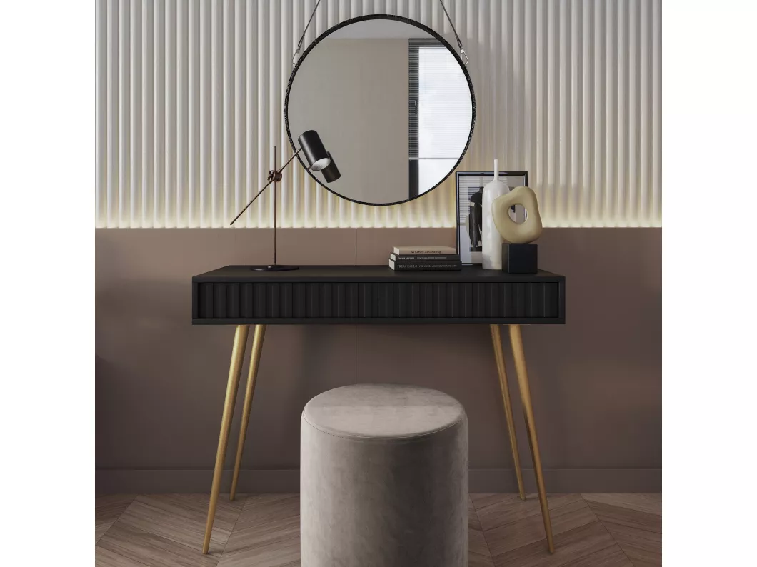Kauf Unique Schminktisch 104 cm schwarz - Bello