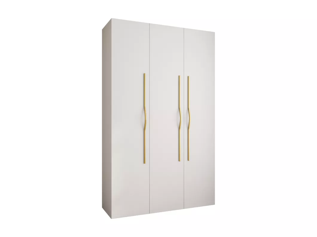 Kauf Unique Drehtürenschrank Como 2 245,5/150/40 3-türig (Weiß/Gold)