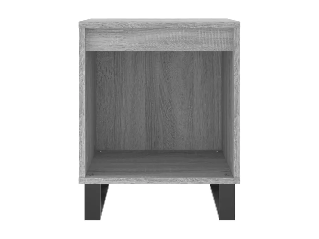 Kauf Unique Nachttisch Grau Sonoma 40x35x50 cm Holzwerkstoff Günstiger Verkauf