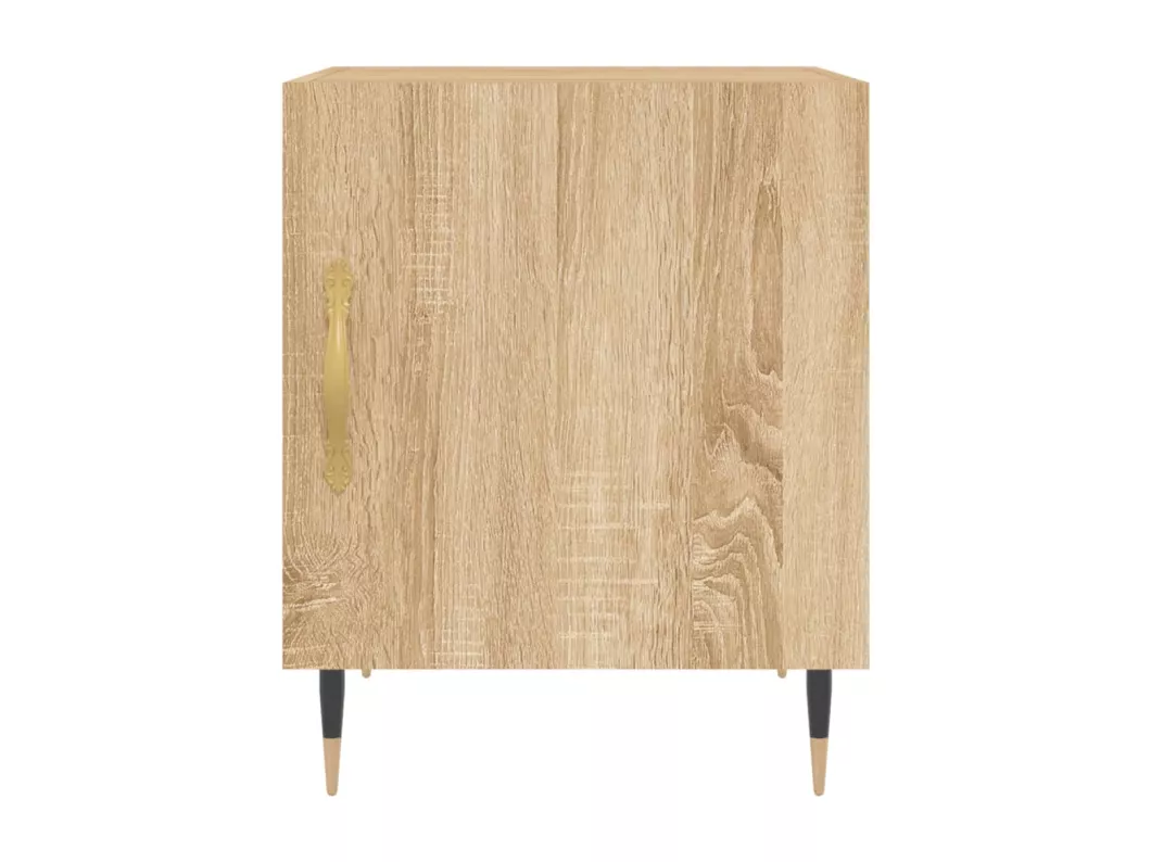 Kauf Unique Nachttische 2 Stk. Sonoma-Eiche 40x40x50 cm Holzwerkstoff Meist gekauft