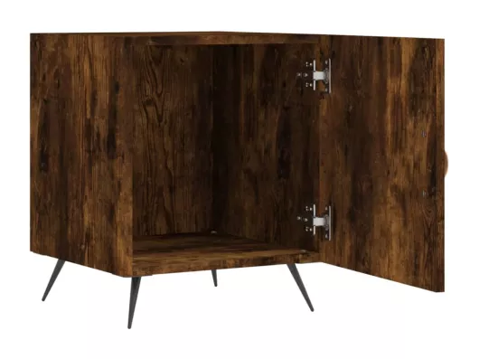 Kauf Unique Nachttische 2 Stk. Räuchereiche 40x40x50 cm Holzwerkstoff Fabrikpreis
