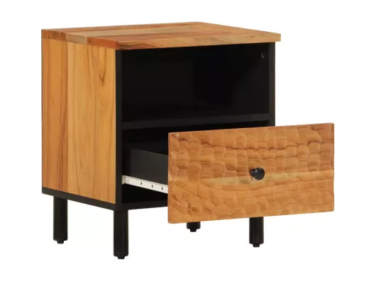Kauf Unique Nachttisch 40x33x46 cm Massivholz Akazie Rabatt