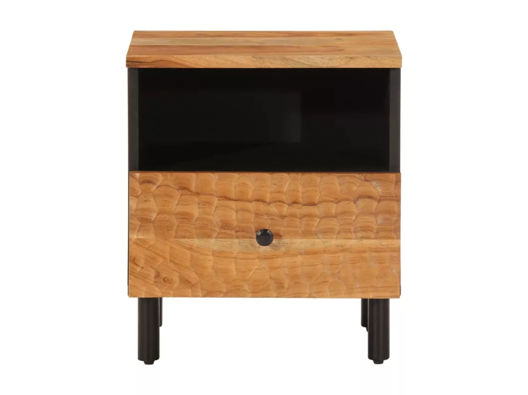 Kauf Unique Nachttisch 40x33x46 cm Massivholz Akazie Rabatt