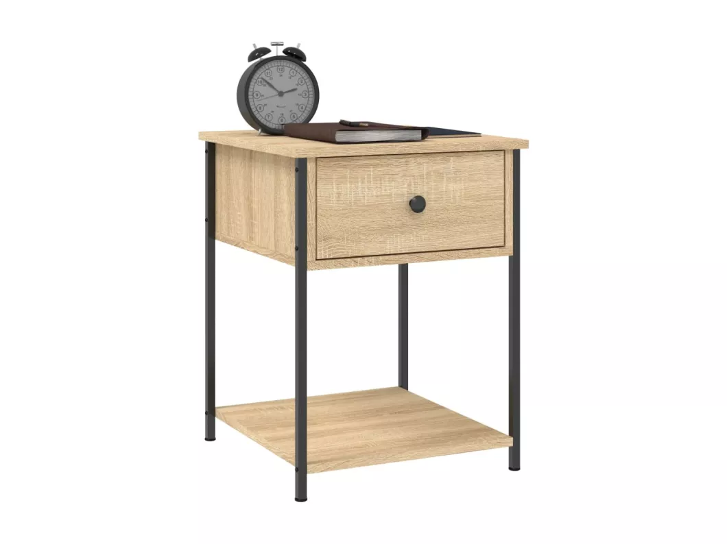 Kauf Unique Nachttische 2 Stk. Sonoma-Eiche 44x45x58 cm Holzwerkstoff Großer Ausverkauf
