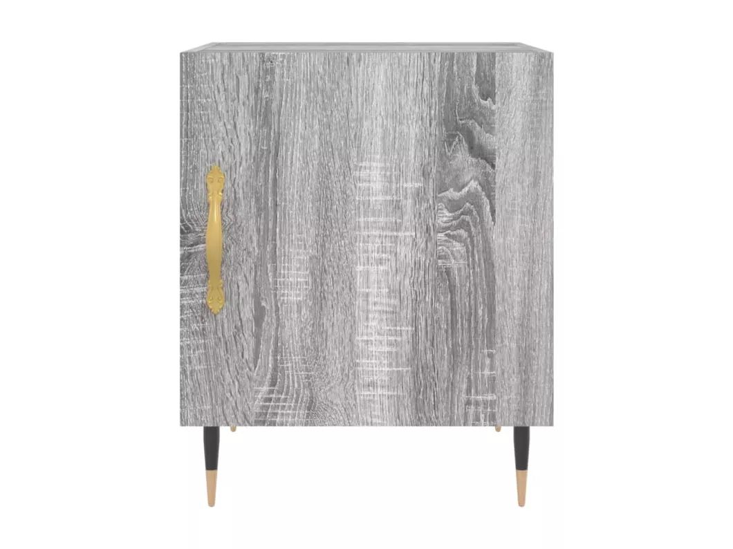 Kauf Unique Nachttische 2 Stk. Grau Sonoma 40x40x50 cm Holzwerkstoff Flash Sale