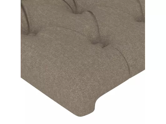 Kauf Unique LED Kopfteil Taupe 93x16x118/128 cm Stoff Cyber Monday