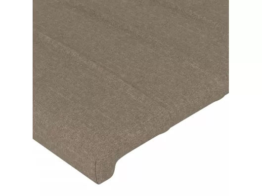 Kauf Unique LED Kopfteil Taupe 103x16x118/128 cm Stoff Muttertagsangebot