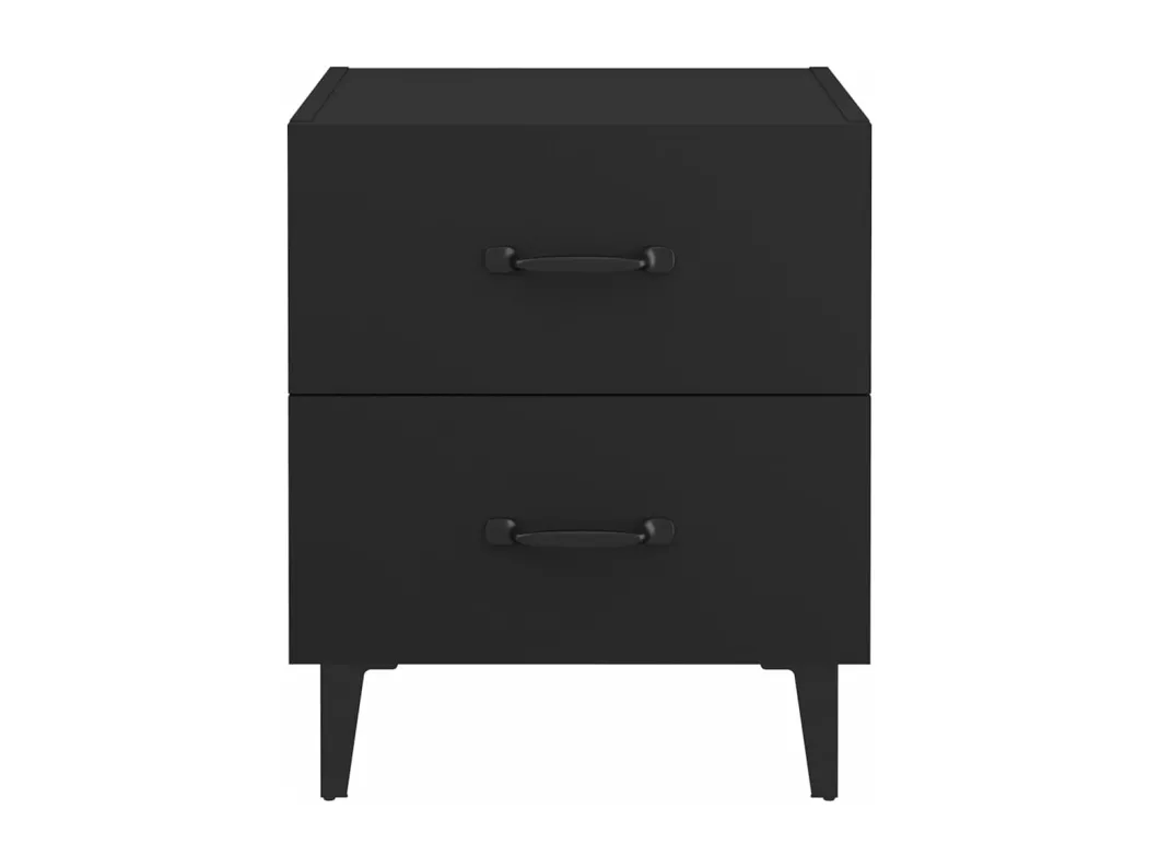 Kauf Unique Nachttisch Schwarz 40x35x47,5 cm Lagerräumung