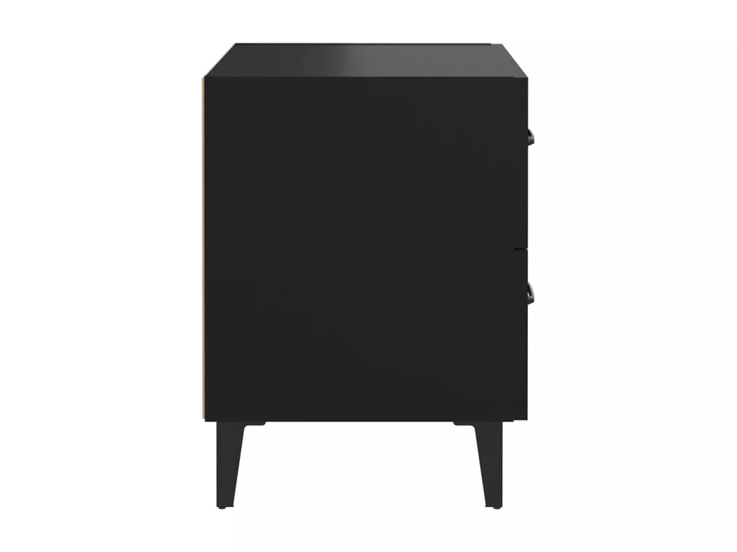 Kauf Unique Nachttisch Schwarz 40x35x47,5 cm Lagerräumung