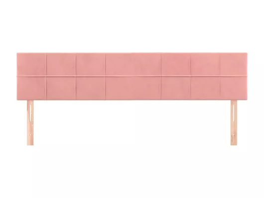 Kauf Unique Kopfteile 2 Stk. Rosa 80x5x78/88 cm Samt Heißer Verkauf
