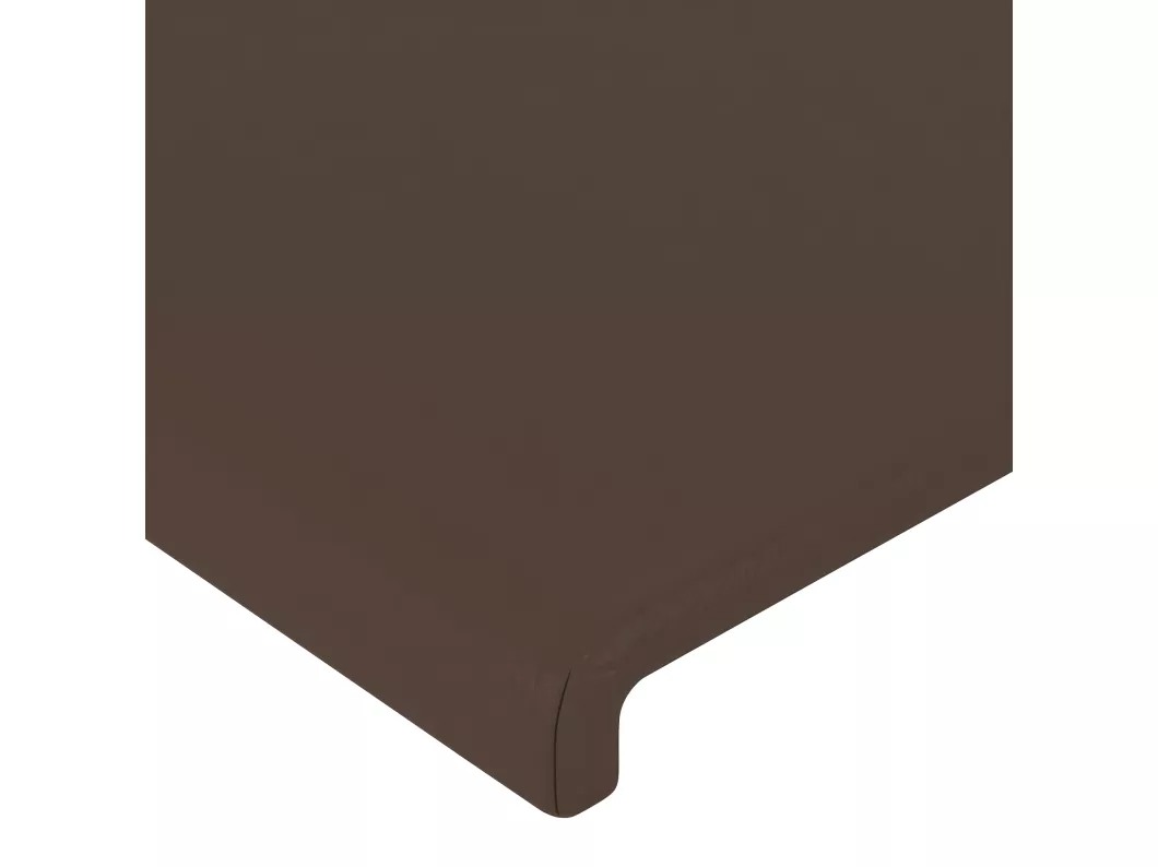Kauf Unique LED Kopfteil Braun 80x5x78/88 cm Kunstleder Neueste Mode