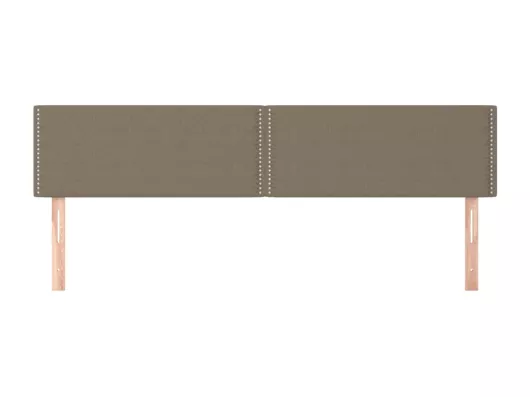 Kauf Unique Kopfteile 2 Stk. Taupe 100x5x78/88 cm Stoff Online Outlet