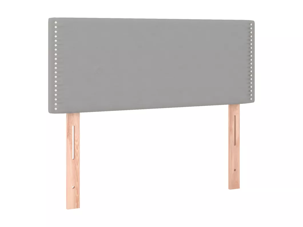 Kauf Unique LED Kopfteil Hellgrau 80x5x78/88 cm Stoff Exklusive Angebote